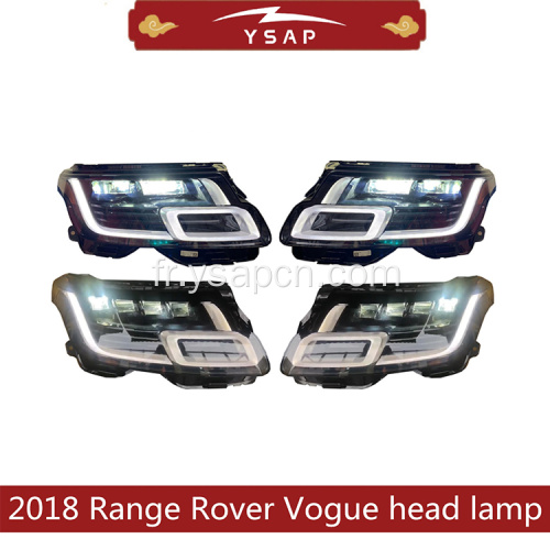 Phares de lampe de la lampes pour 2013-2018 Range Rover Vogue